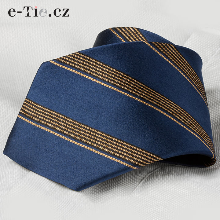 Kravata Orazio Blue Gold