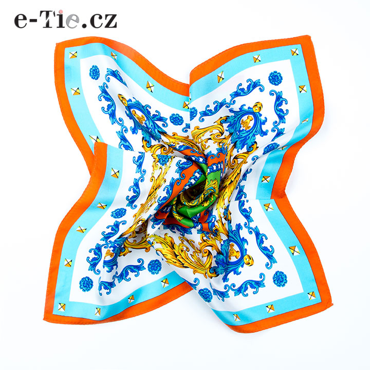 Šátek Baroque Ornaments in Orange